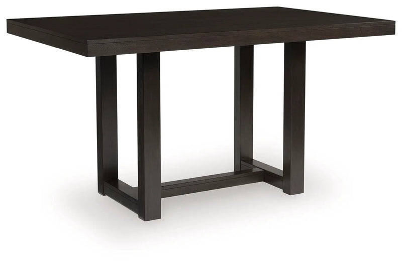 Neymorton - Rectangular Dining Room Counter Table - Dark Grayish Brown by Unique Piece Furniture