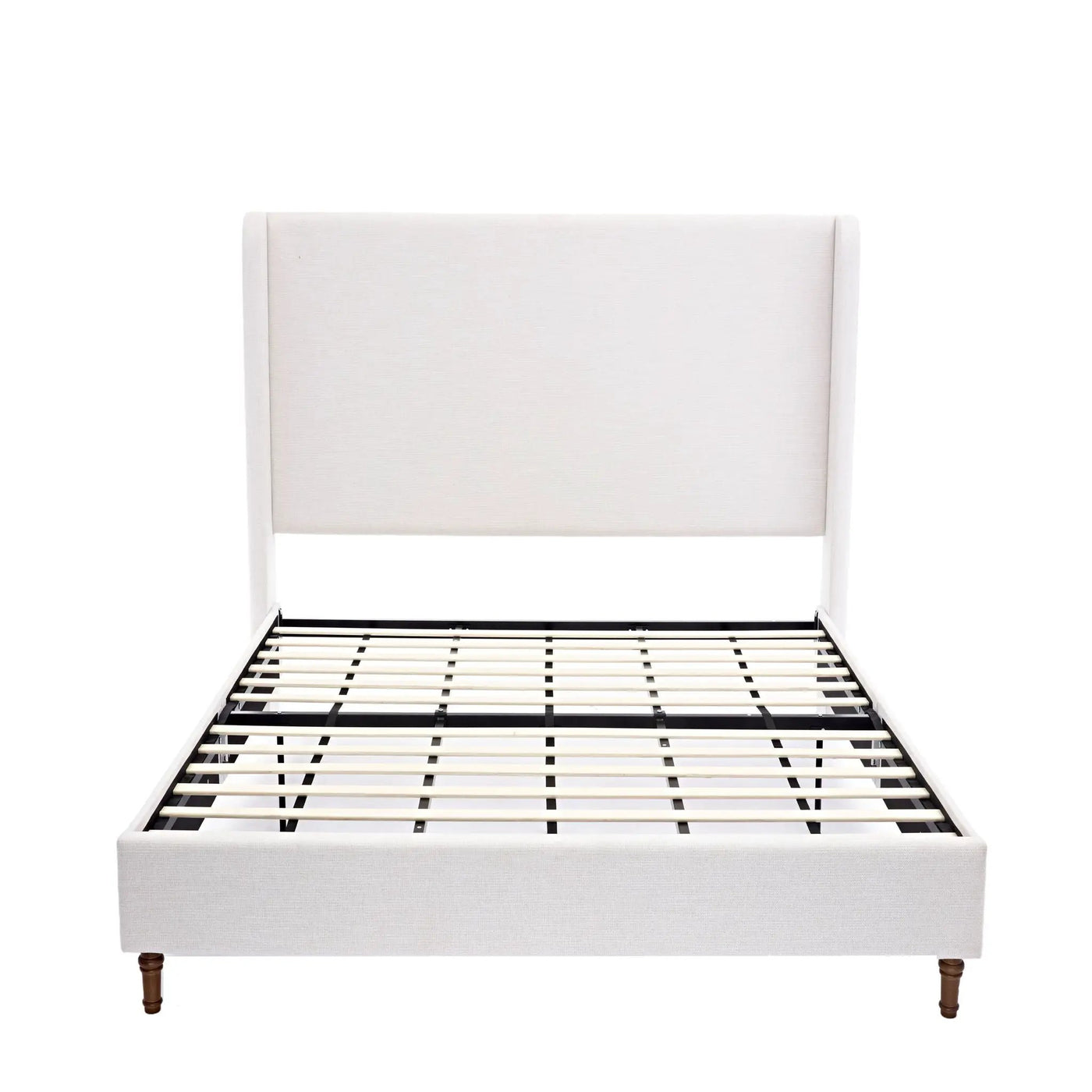 Harper - Tall Headboard Upholstered Bed / High Headboard / Elegant Simplicity / No Box Spring Needed by Unique Piece Furniture