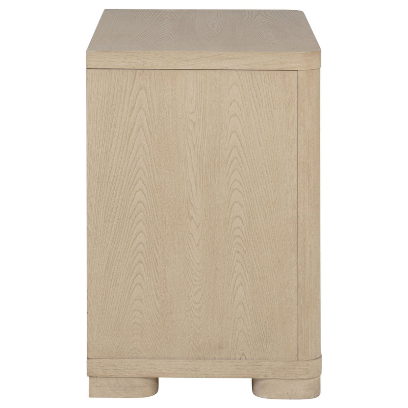 Mirador - 2 Drawer Nightstand Bedside Table - Natural
