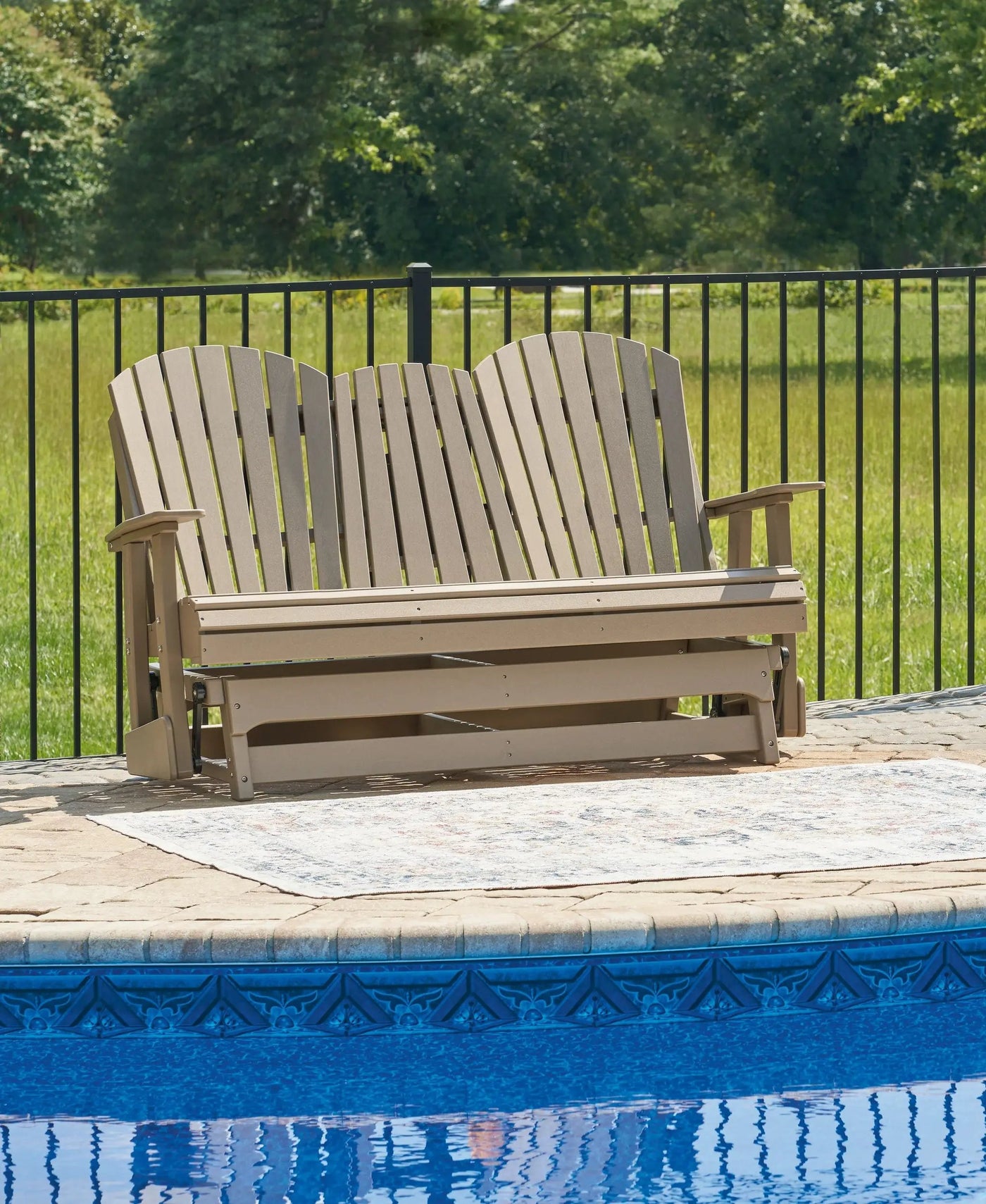 Hyland Wave - Glider Loveseat by Unique Piece Furniture