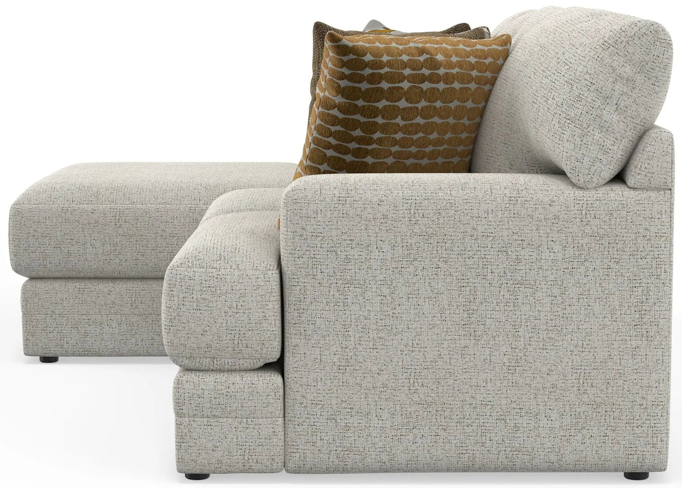 Tori - Sectional With Comfort Coil Seating And Accent Pillows Included by Unique Piece Furniture