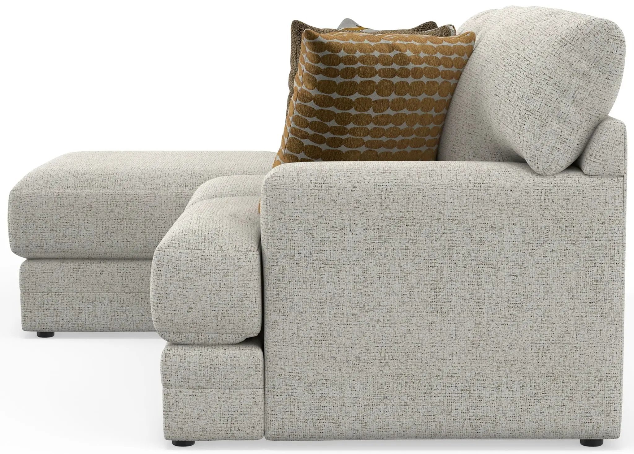 Tori - Sectional With Comfort Coil Seating And Accent Pillows Included by Unique Piece Furniture