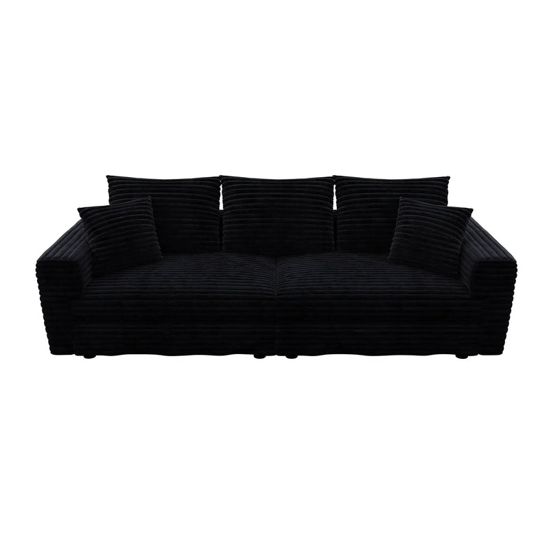 4 Seat Modern Comfy Upholstered Sofa Cloud Couch by HouseOfZazla