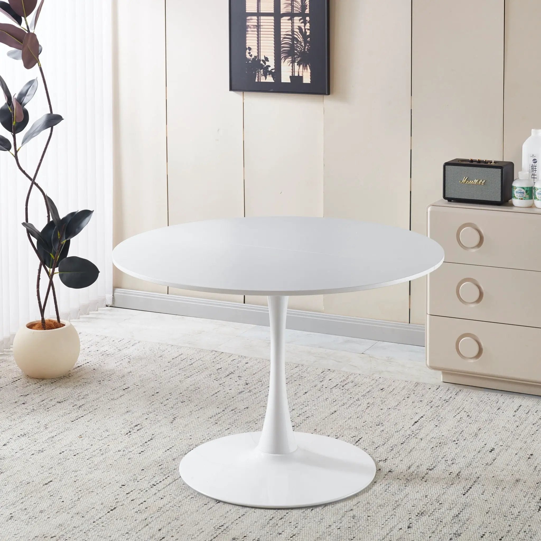 Mid-Century Tulip Dining Table With Round Top by HouseOfZazla