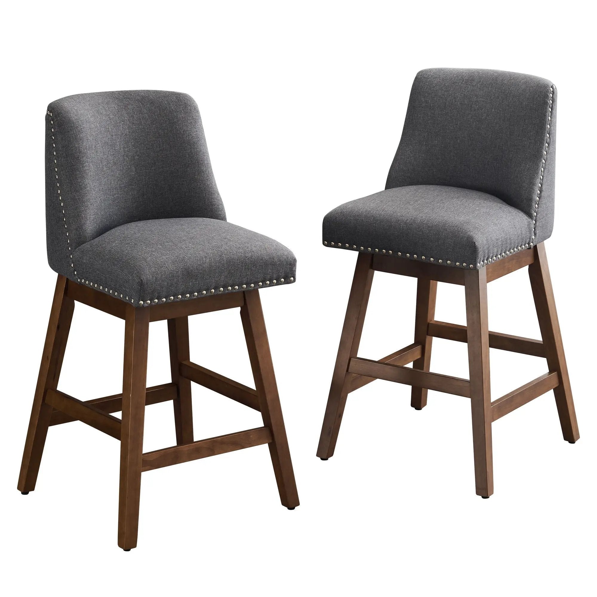 Upholstered Swivel Bar Stool by Unique Piece Furniture