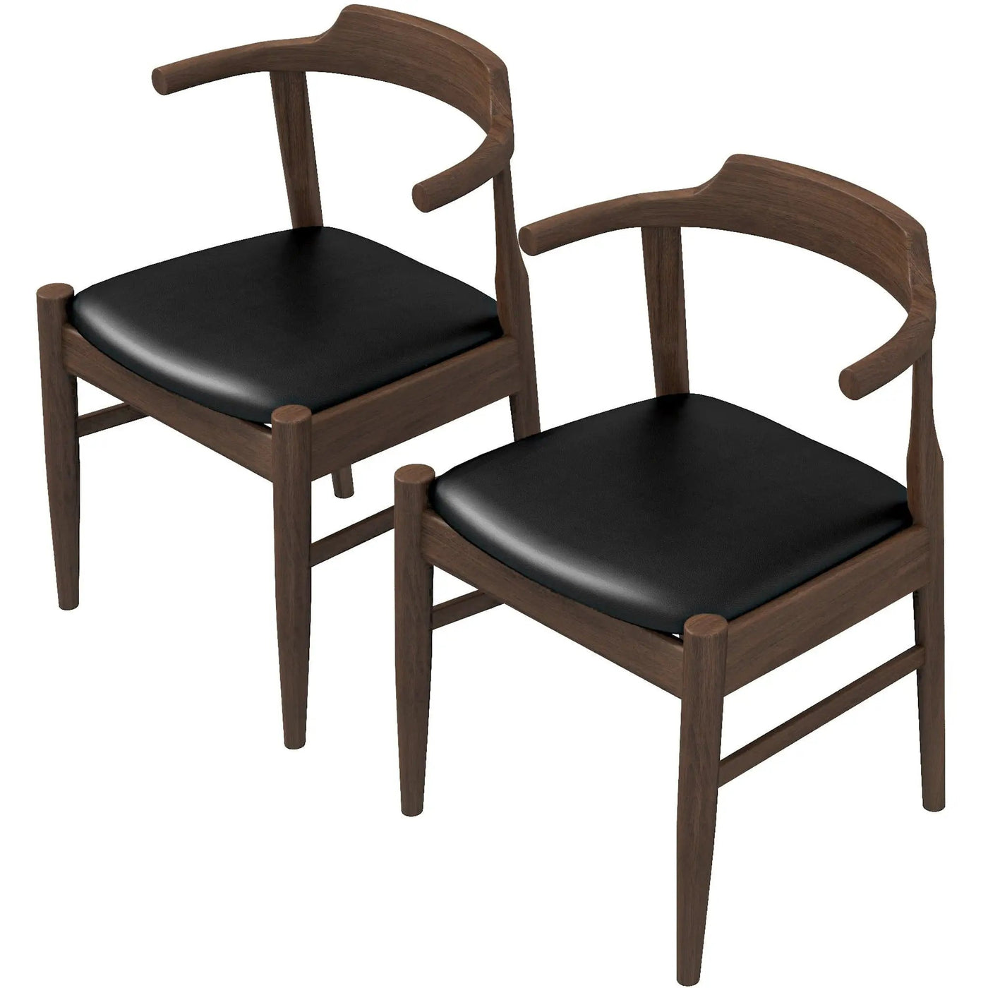 Leon - Mid-Century Modern Dining Chair (Set of 2) by HouseOfZazla