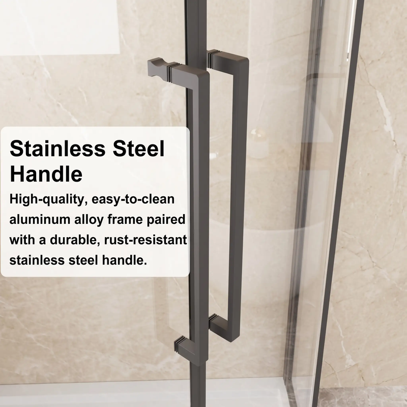 Neo-Angle Sliding Shower Enclosure 36"x72" by HouseOfZazla