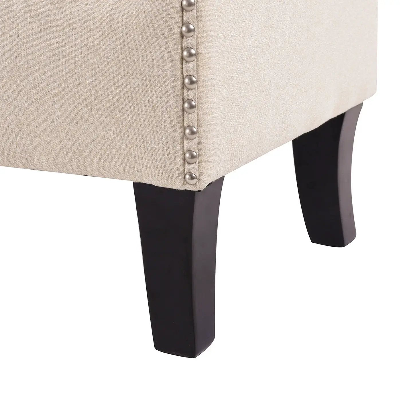 Kathy - Roll Arm Entryway Accent Bench - Sky Neutral Beige by Unique Piece Furniture