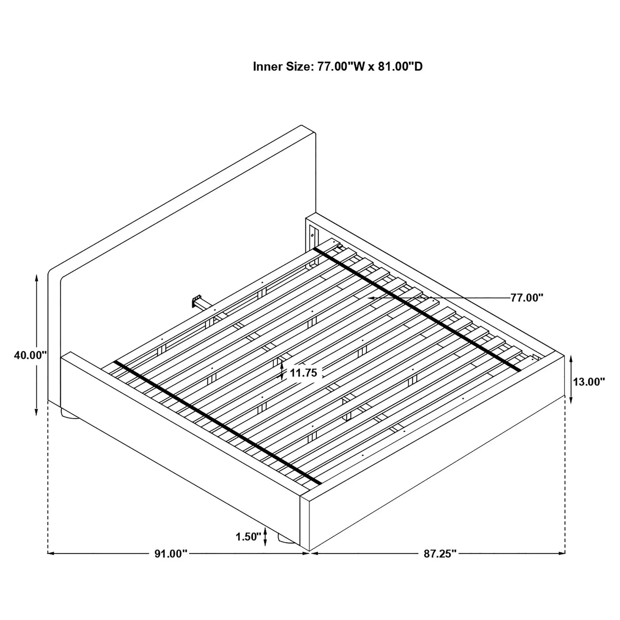 Weselyn - Platform Bed by HouseOfZazla