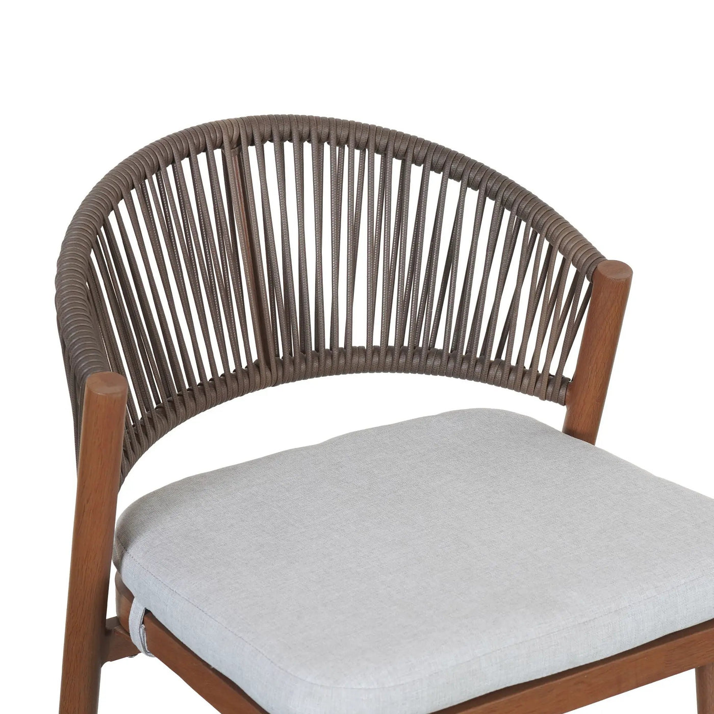 Outdoor 26" Counter Height Metal Frame Counter Stools With Scallop Shaped Backrest & Water Resistant Cushions by HouseOfZazla