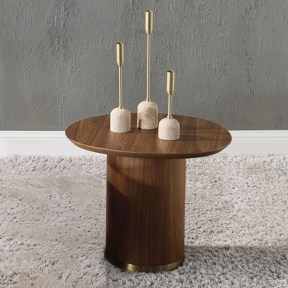 Willene - End Table - Walnut by Unique Piece Furniture
