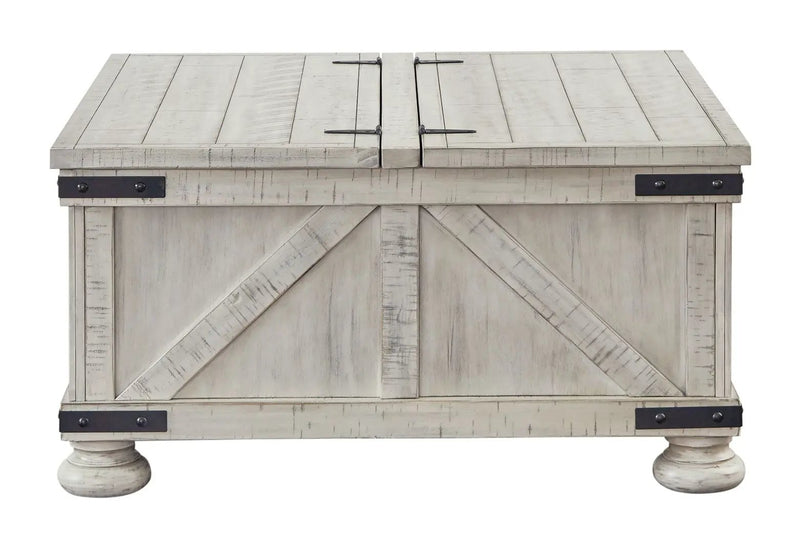 Carynhurst - Cocktail Table with Storage - Whitewash by Unique Piece Furniture
