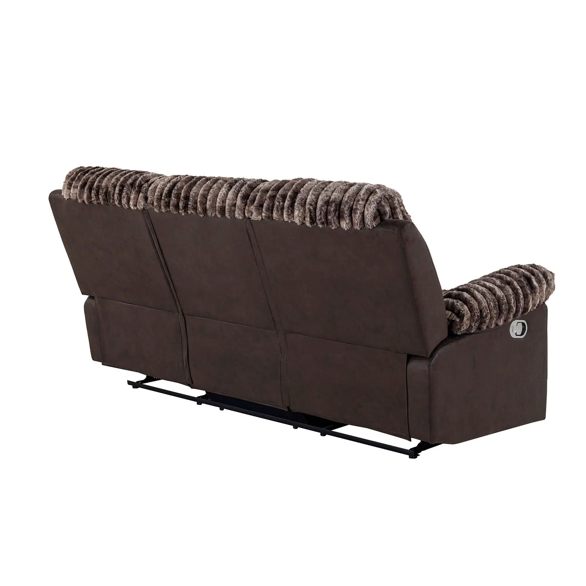 Bruni - Console Reclining Loveseat With Manual Recline by HouseOfZazla