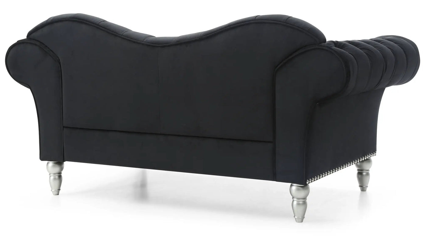 Elegant Round Arm Loveseat by HouseOfZazla