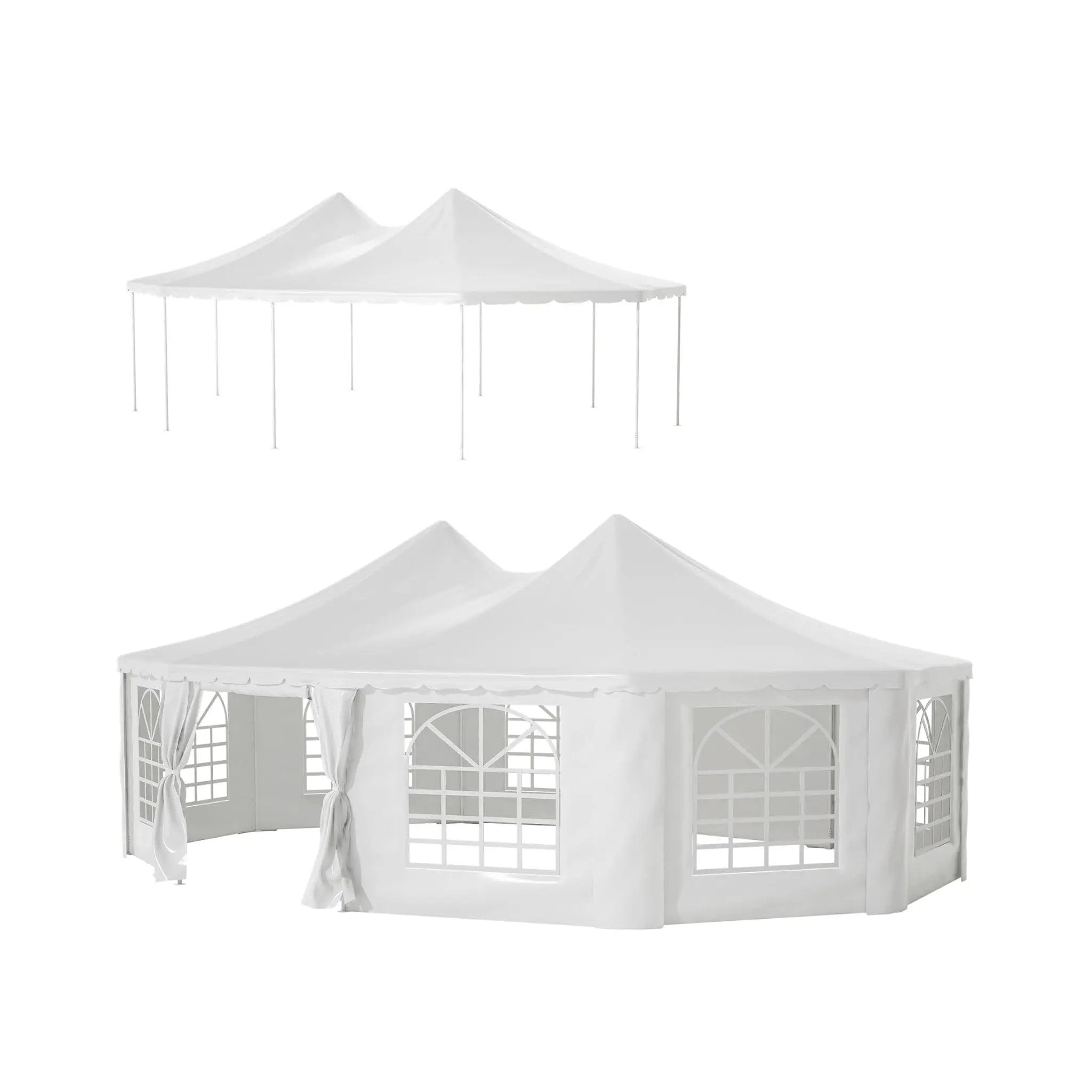[29X21FT] Extra-Large Heavy-Duty Outdoor Waterproof Party, Wedding Tent With Steel Frame (SAK53821) by SAKSBY WHOLESALE