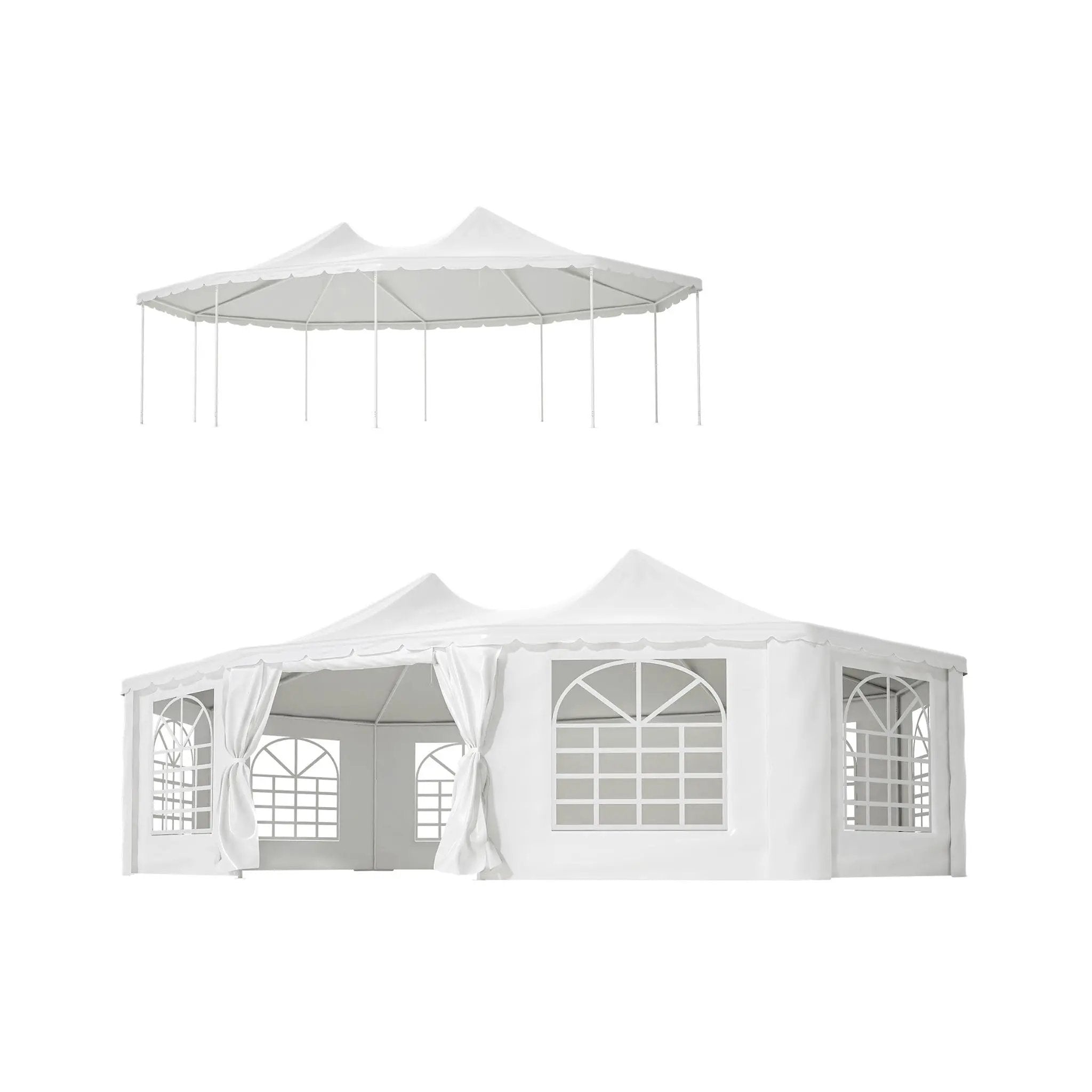 [29X21FT] Extra-Large Heavy-Duty Outdoor Waterproof Party, Wedding Tent With Steel Frame (SAK53821) by SAKSBY WHOLESALE
