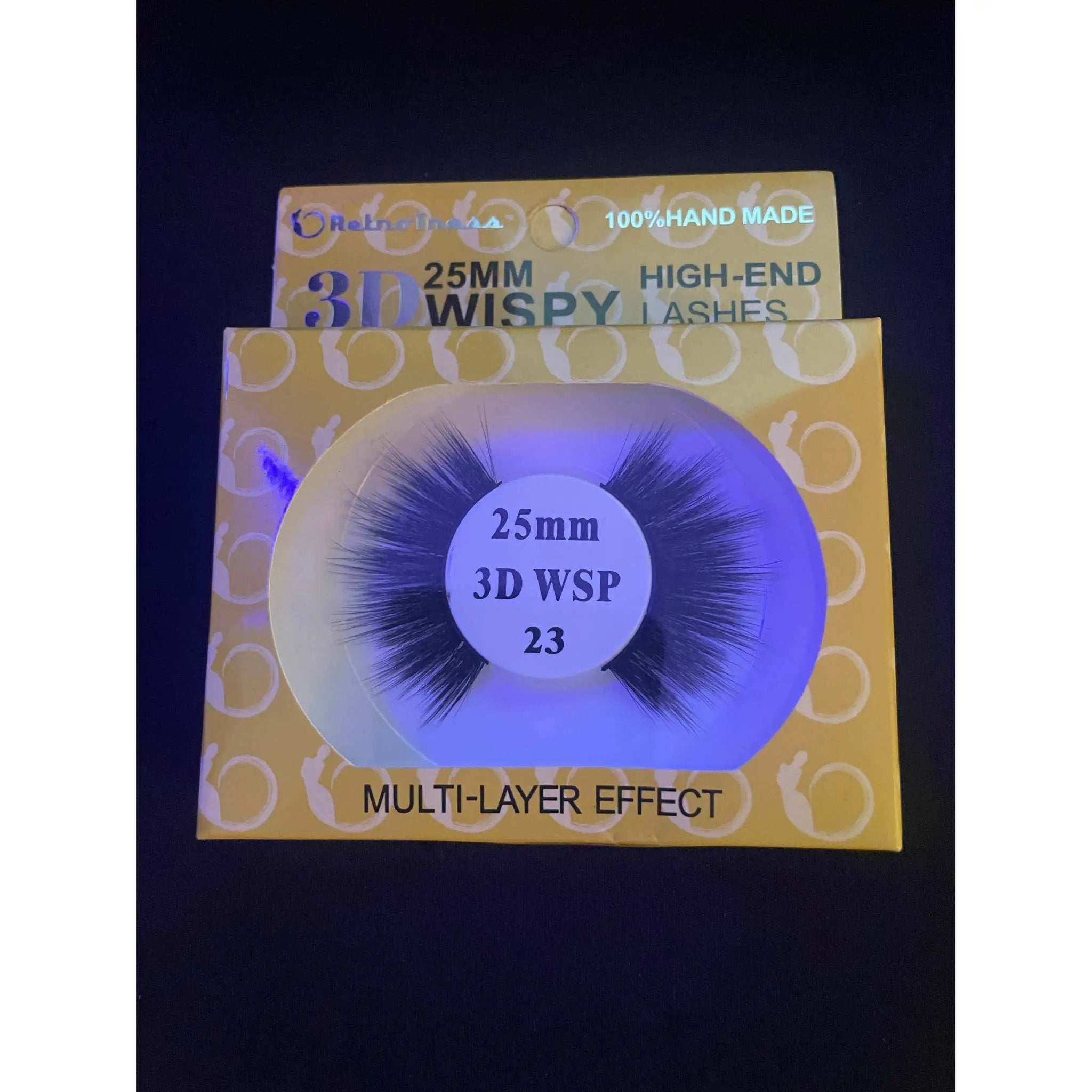 RetroTress 3D 25mm Wispy High-End Lashes Mink Matte 100% HAND MADE Eyelashes Bulk by Selzalot