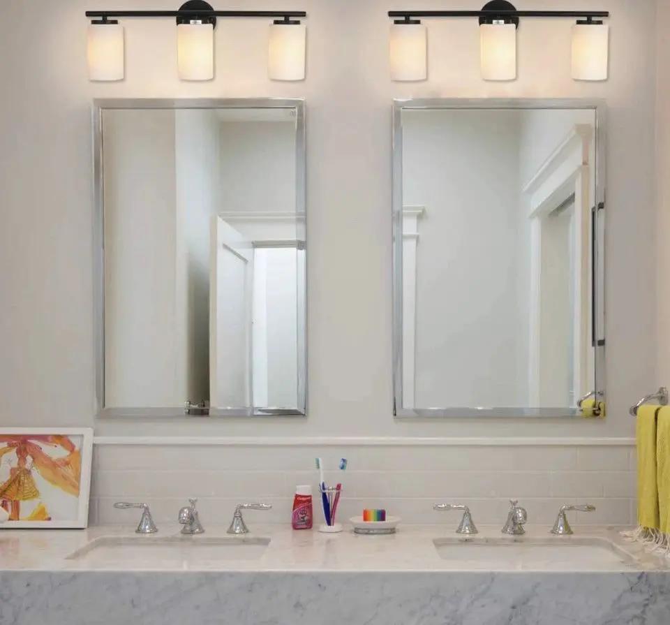 PUUPA 3 Light Bathroom Vanity Light, Modern Interior Black Farmhouse Industrial by Selzalot