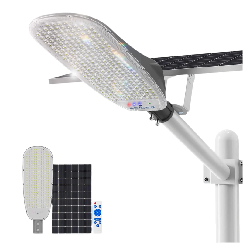 4000W Solar Street Lights Outdoor,400000LM Ultra-bright Solar Parking Lot Lights Dusk to Dawn,Heavy Duty Split Type by Outdoor Solar Outlet