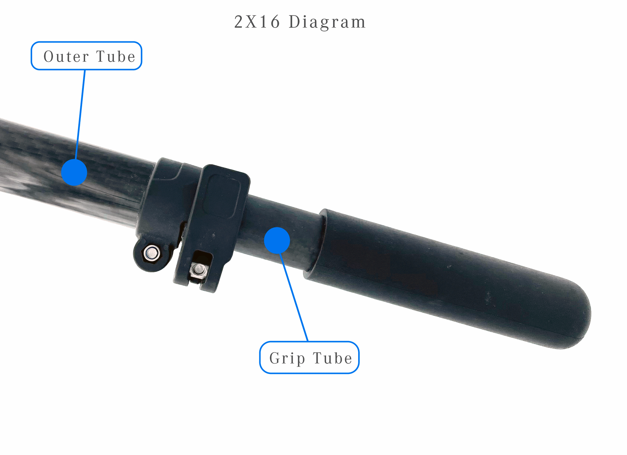 Inner Individual Replacement Tube / HyperPole, dimensions drawing