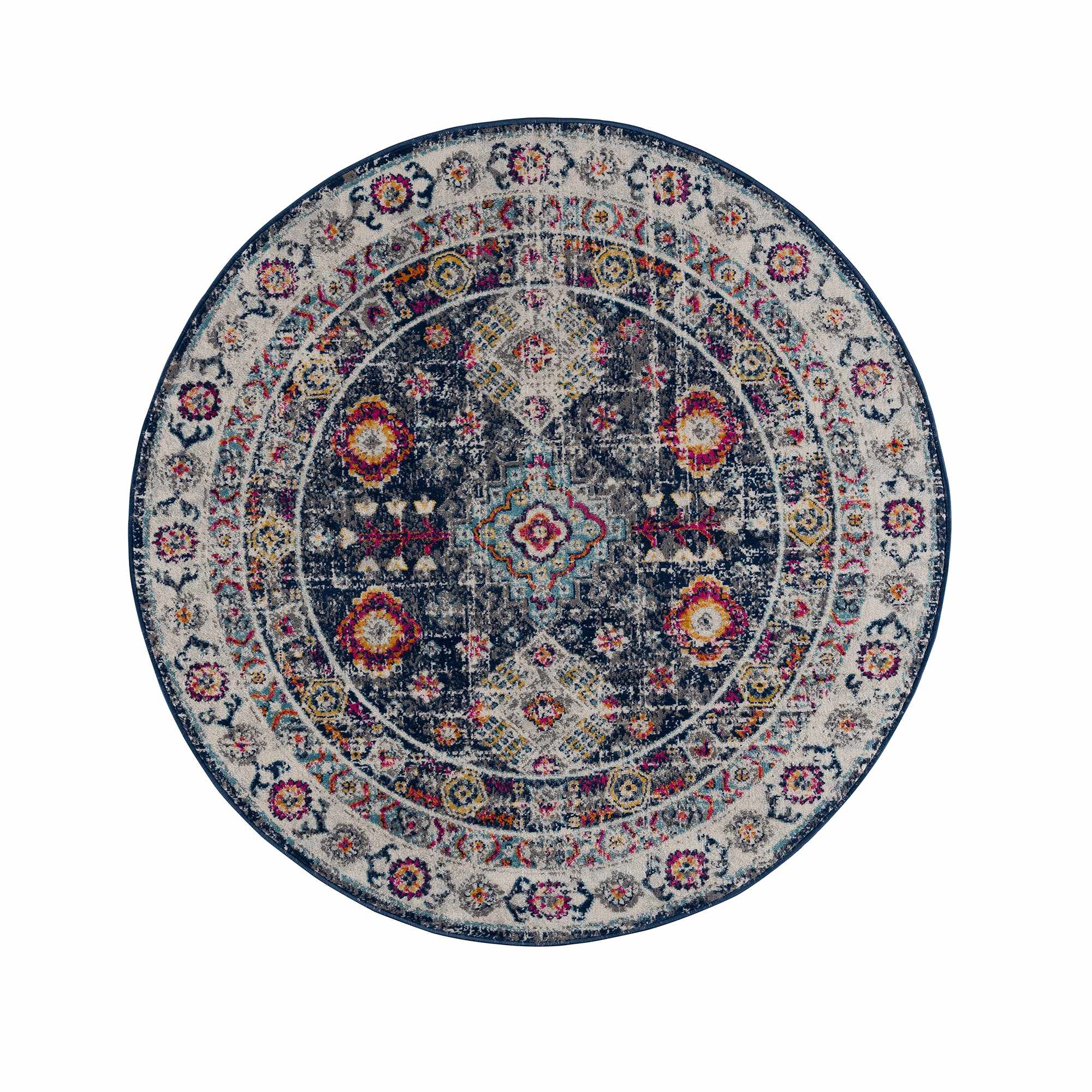 Tigrim 2307 Navy Rug - Clearance by Boutique Rugs