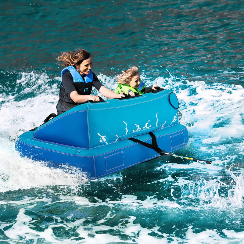 2 Person Water Sport Inflatable Towable Tubes for Boating by DirectDeals