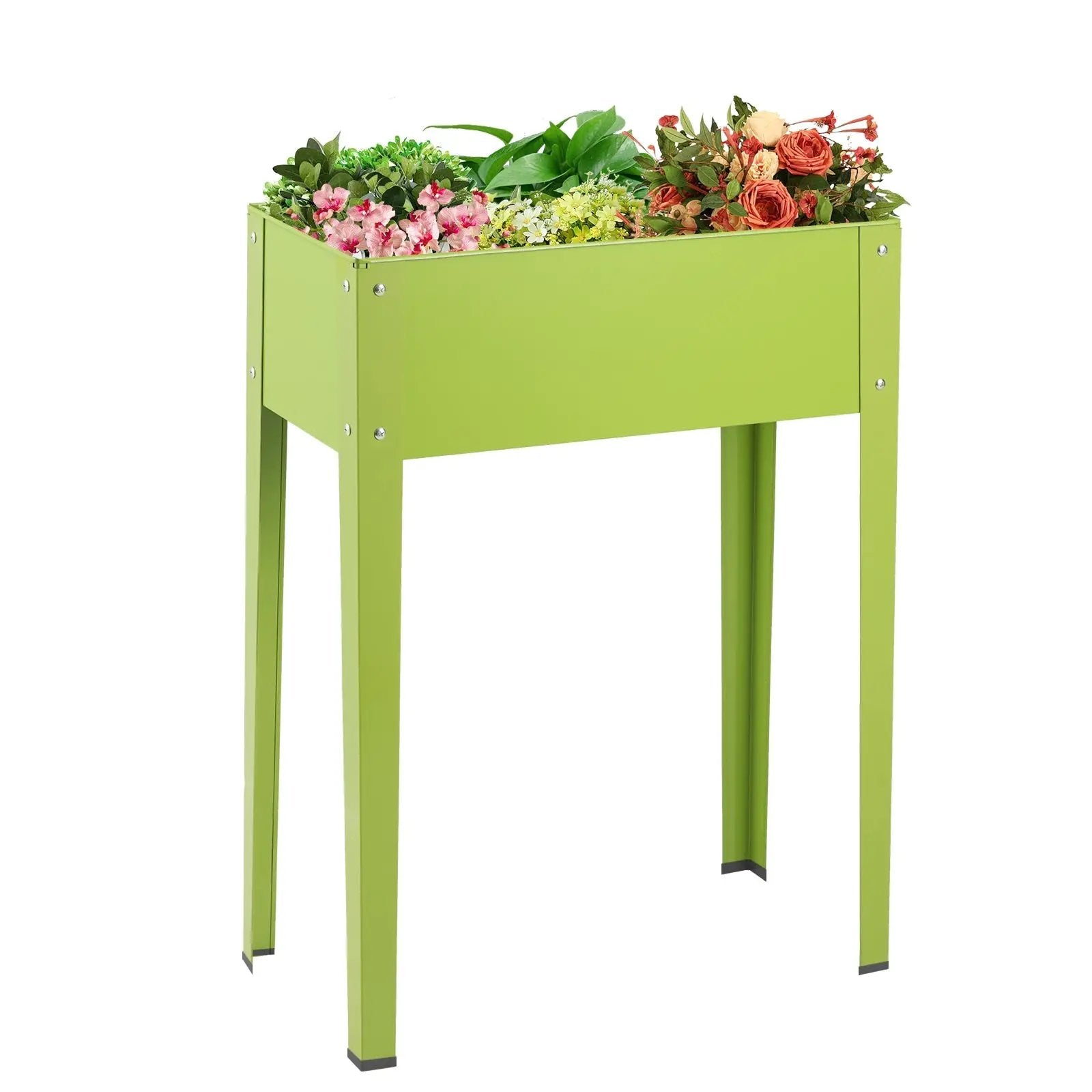 24.5 x 12.5 Inch Outdoor Elevated Garden Plant Flower Bed by DirectDeals