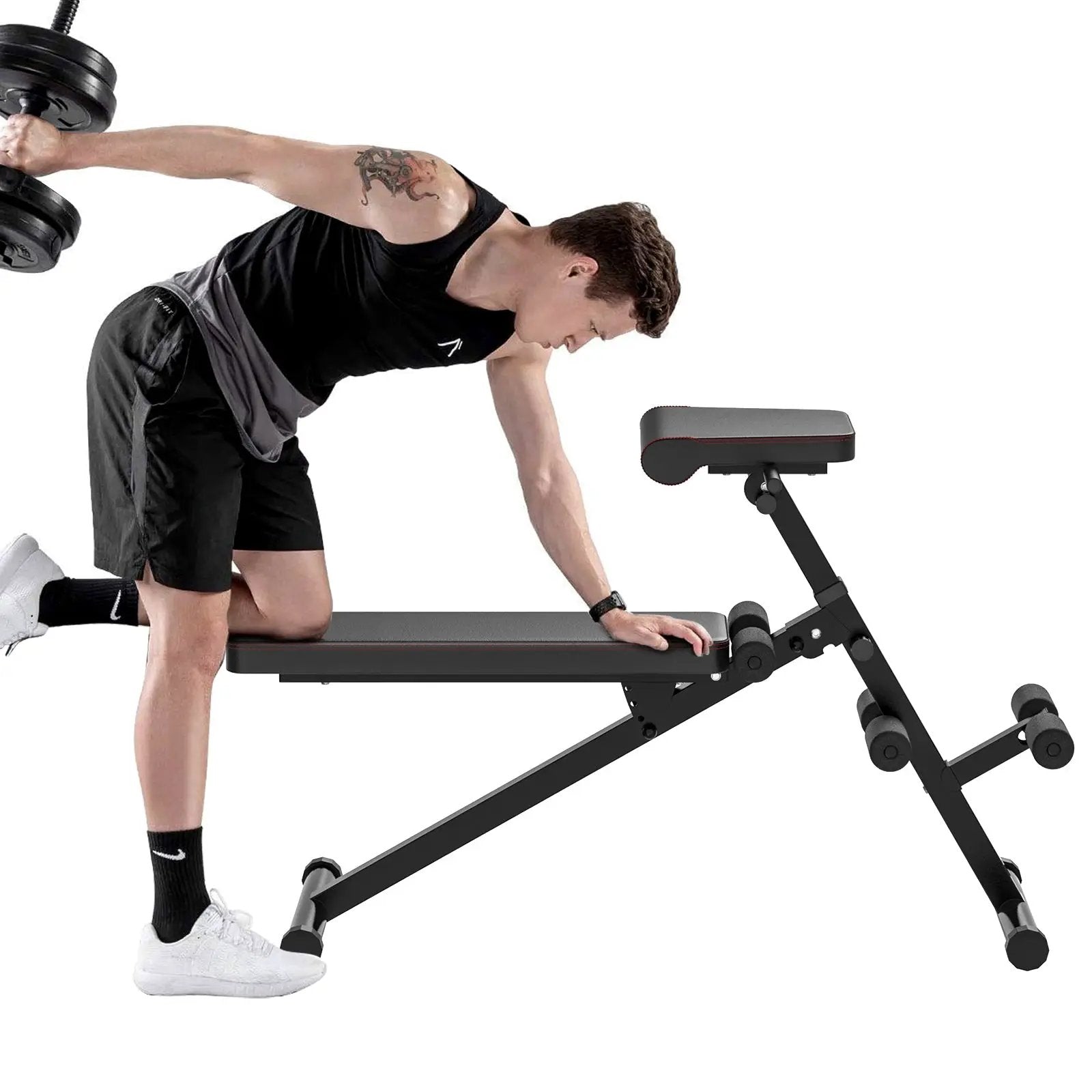Multi-Functional Adjustable Full Body Exercise Weight Bench by DirectDeals