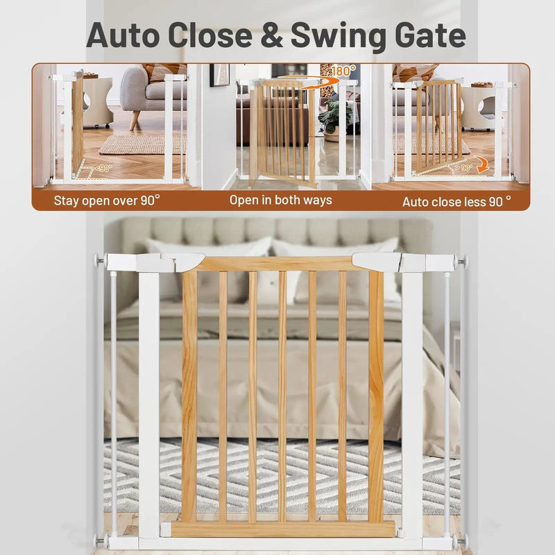 Extendable Safety Gate for Baby and Pet by DirectDeals