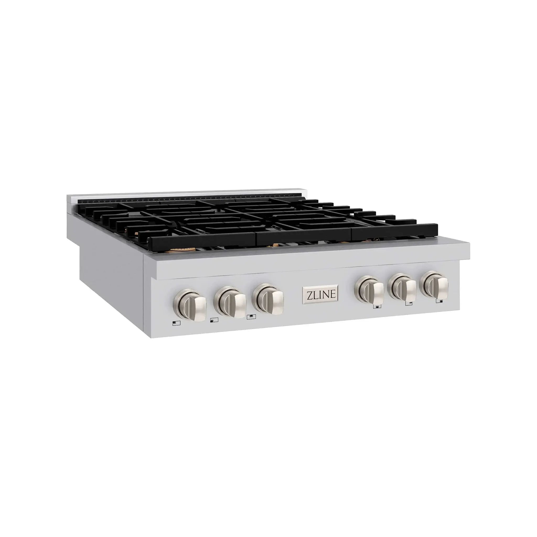 ZLINE 36" Paramount Gas Rangetop Stainless Steel Brass Burners SRT-BR-36 by Farmhouse Kitchen and Bath