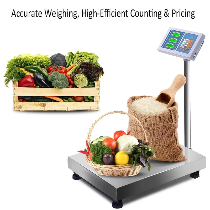 660 lbs Weight Computing Digital Floor Platform Scale by DirectDeals