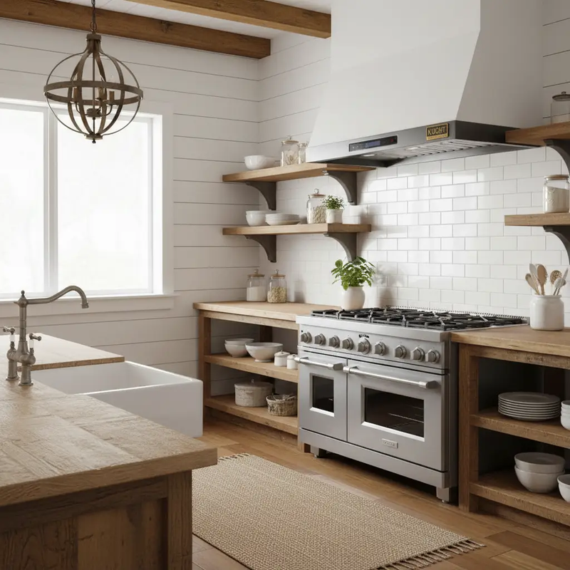 Kucht Gemstone™ 30" Wall Mount Range Hood KRH303A-C by Farmhouse Kitchen and Bath