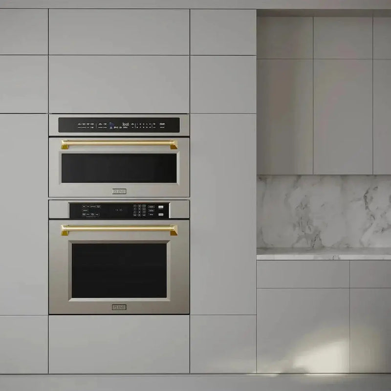 ZLINE 30” Convection Microwave, Stainless Steel, Gold MWOZ-30-G by Farmhouse Kitchen and Bath