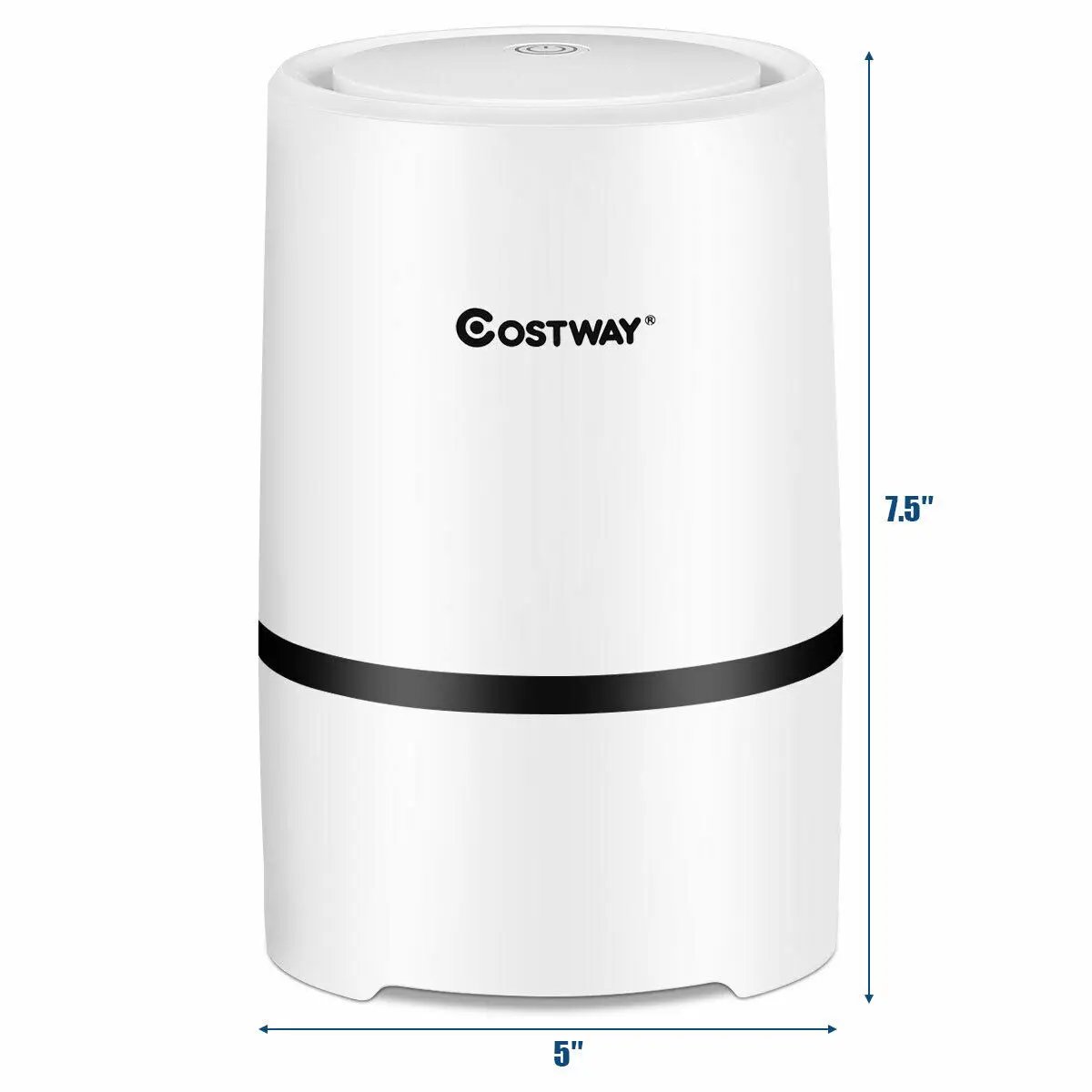 Mini Ionic 3-in-1 Composite HEPA Air Purifier by DirectDeals