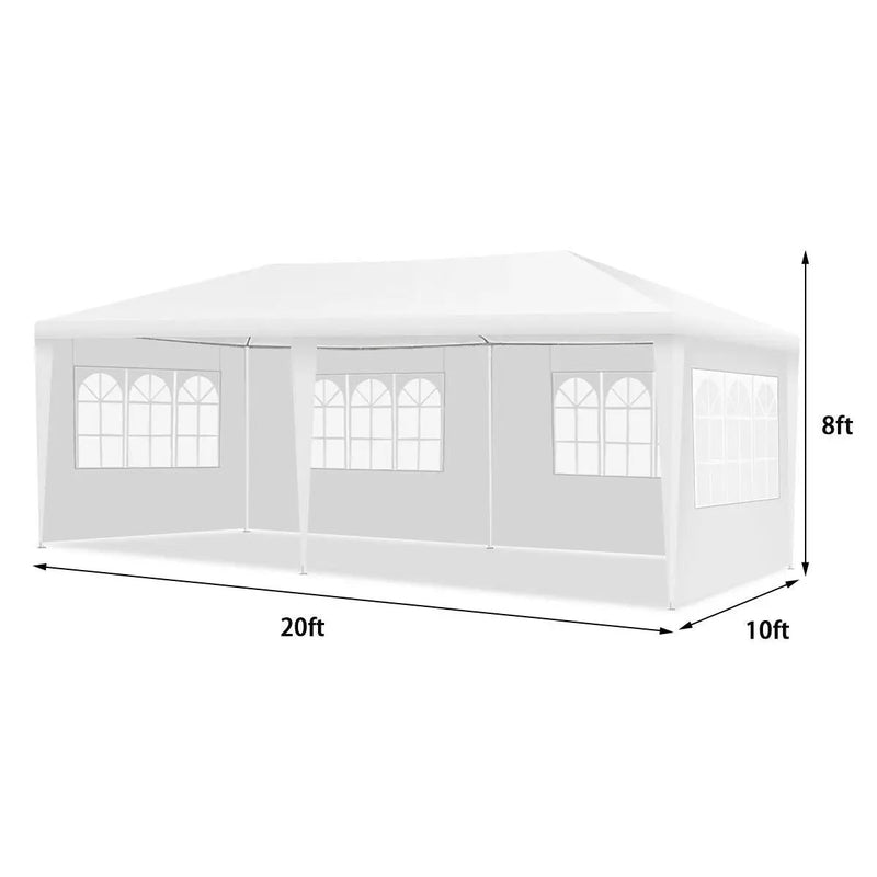 10 x 20 Feet Outdoor Party Wedding Canopy Tent with Removable Walls and Carry Bag by DirectDeals