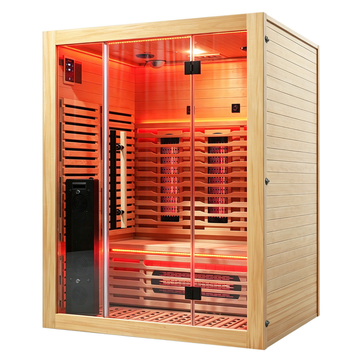 Blisspod I Venetian RED I All-In-One - Full Spectrum + Red Light Therapy I Indoor Premium Sauna I 3 Person, photo 4 of 21