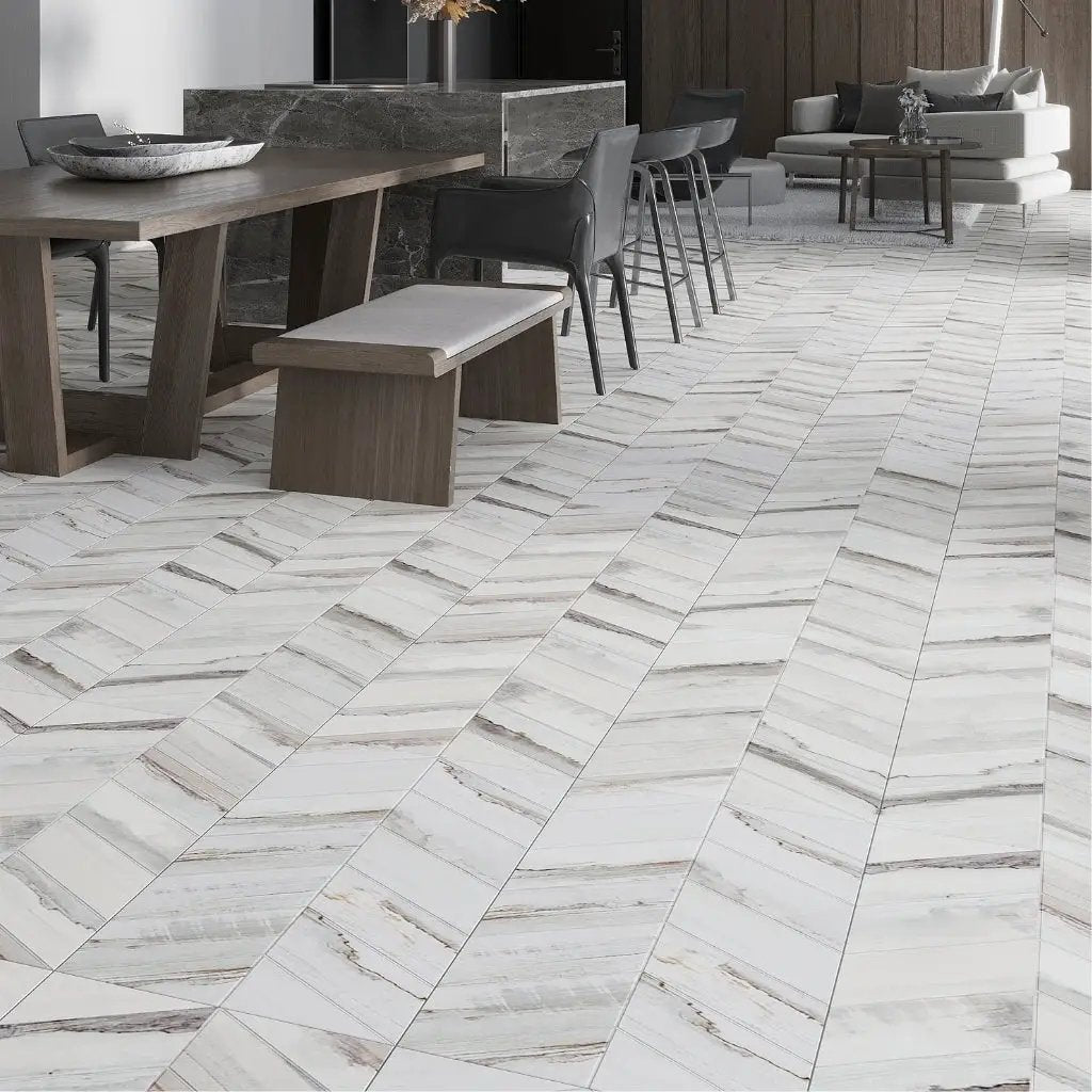 Chiffon White 18x36 Matte Field Porcelain Tile (3 pack, 13.05 sq ft/case) by Apollo Tile