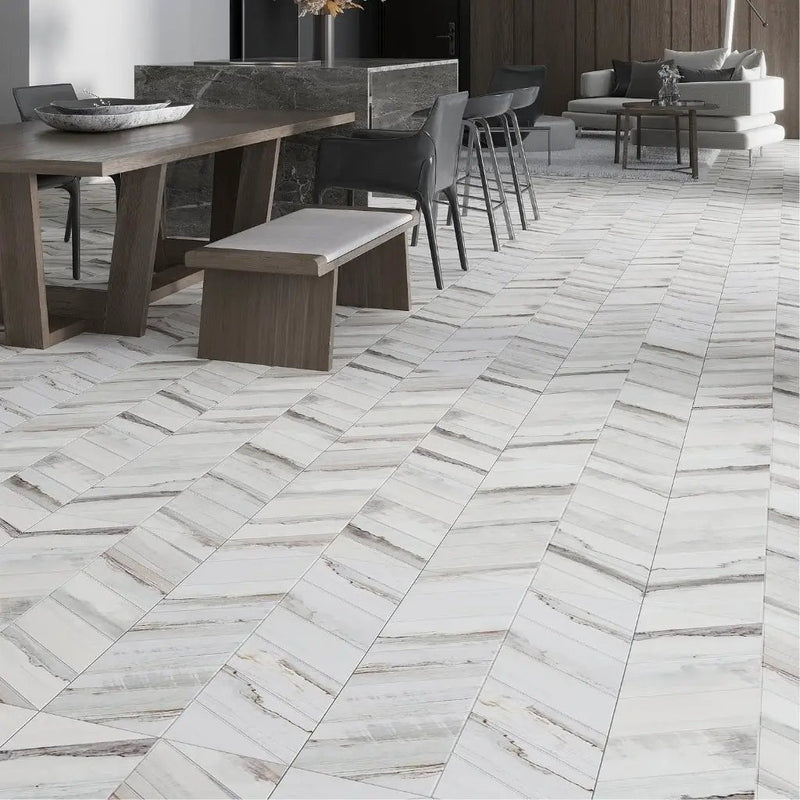 Chiffon White 18x36 Matte Field Porcelain Tile (3 pack, 13.05 sq ft/case) by Apollo Tile