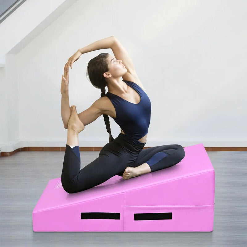 Incline Gymnastics Mat Wedge Ramp Gym Tumbling Exercise Mat by DirectDeals