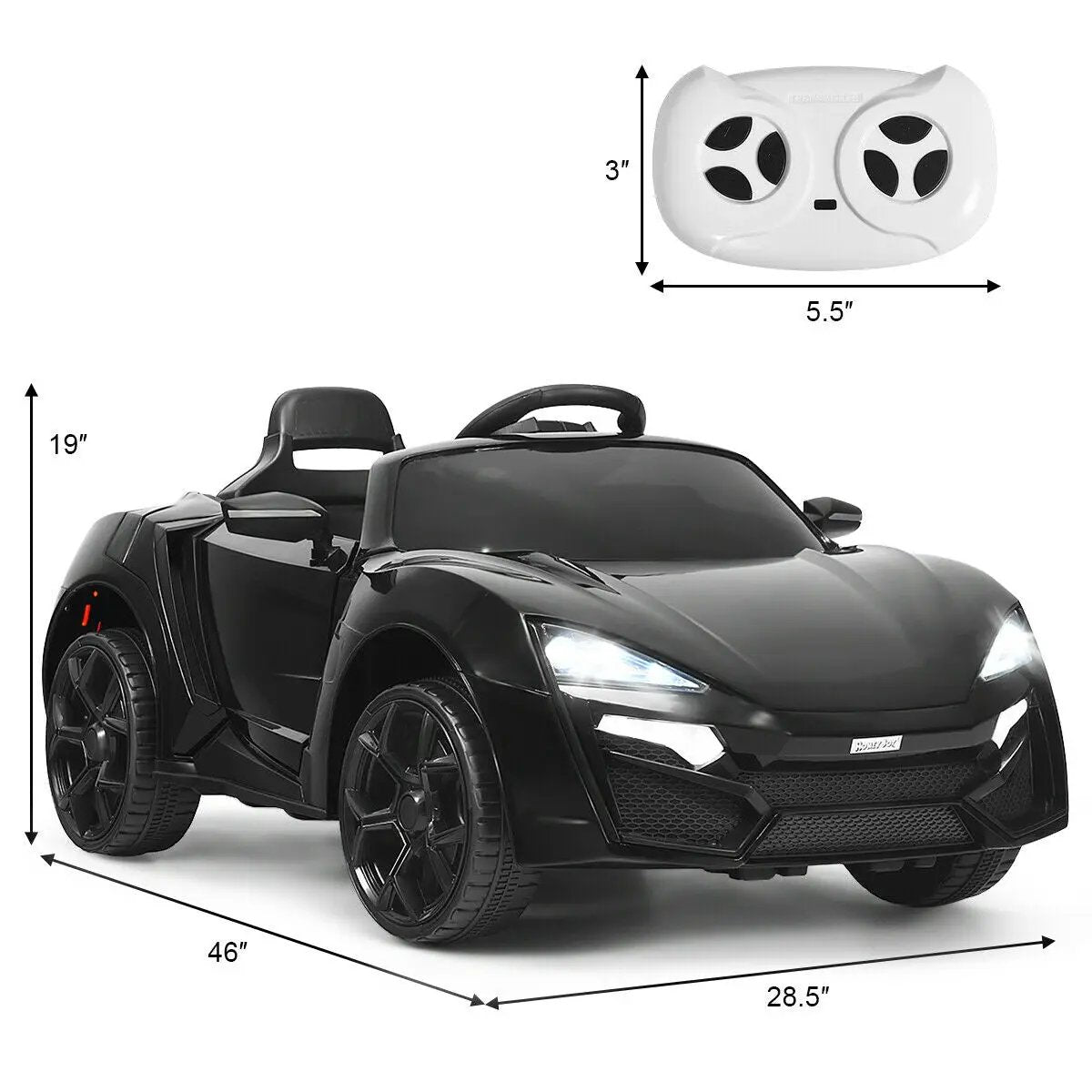 12V 2.4G RC Electric Vehicle with Lights, photo 5 of 11