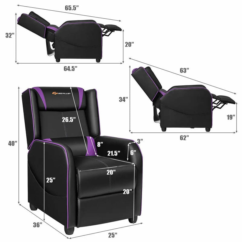Home Massage Gaming Recliner Chair by DirectDeals