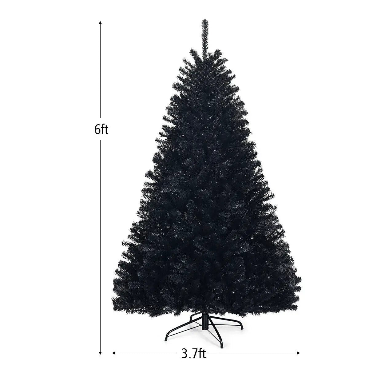 6 Feet Hinged Artificial Halloween Christmas Tree by DirectDeals