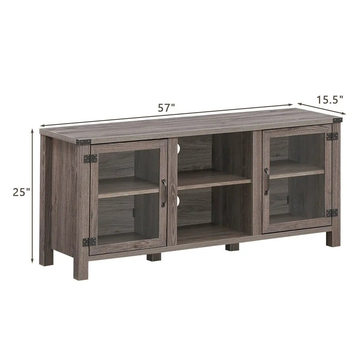 TV Stand Entertainment Center for TVs up to 65 Inch with Storage Cabinets, photo 7 of 16