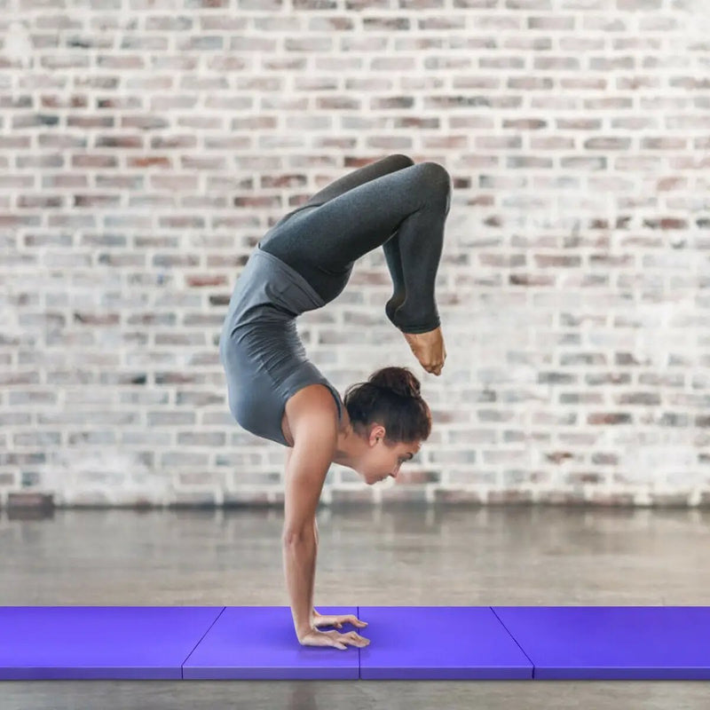 4 Feet x 10 Feet x 2 Inch Folding Gymnastics Tumbling Gym Mat by DirectDeals