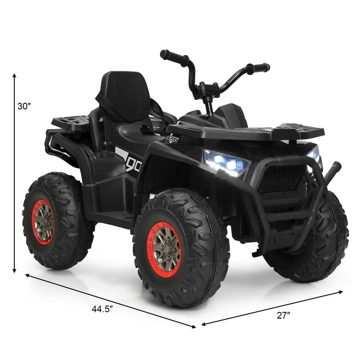 12 V Kids Electric 4-Wheeler ATV Quad with MP3 and LED Lights, photo 5 of 10