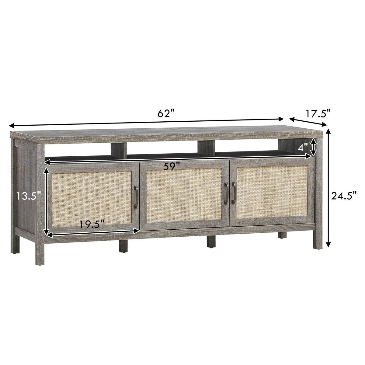 Universal TV Stand Entertainment Media Center for TV's up to 65 Inch, photo 6 of 9