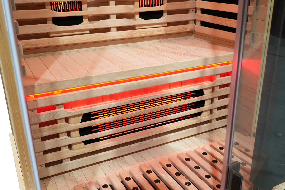 Blisspod I Vantaa RED I All-In-One - Full Spectrum + Red Light Therapy I Indoor Premium Sauna I 2 Person, photo 9 of 17
