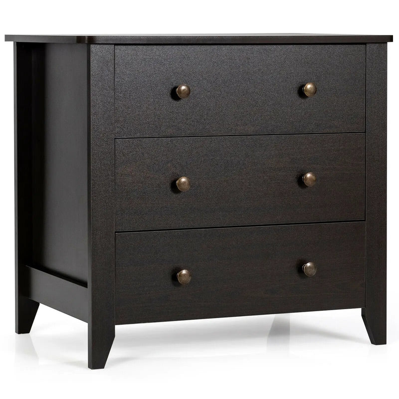 3 Drawer Dresser Chest of Drawers Bedside Table by DirectDeals