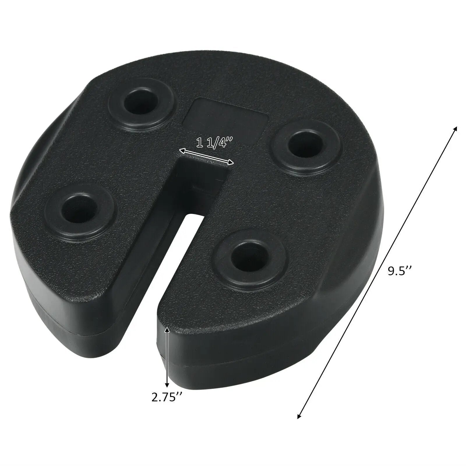 Set of 8 Canopy Weights 40lbs Weight Plate Kit with No-Pinch Design by DirectDeals