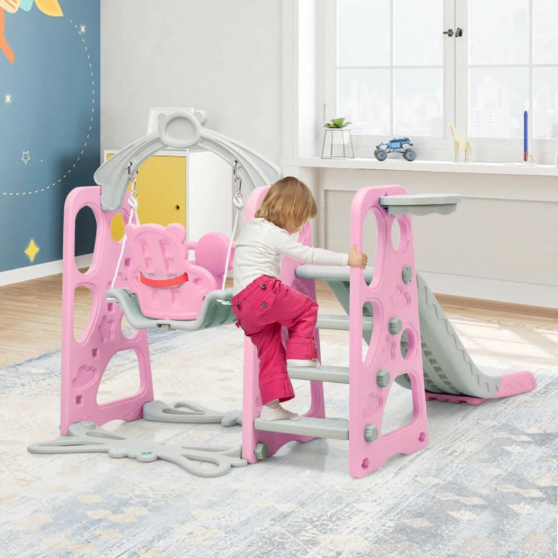 3 in 1 Toddler Climber and Swing Set Slide Playset by DirectDeals